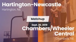 Matchup: Hartington vs. Chambers/Wheeler Central  2019