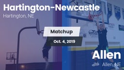 Matchup: Hartington vs. Allen  2019
