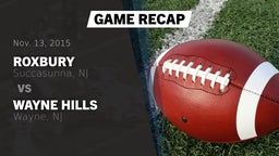 Recap: Roxbury  vs. Wayne Hills  2015