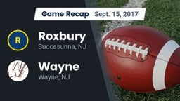Recap: Roxbury  vs. Wayne 2017