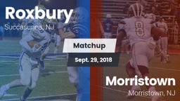 Matchup: Roxbury vs. Morristown  2018
