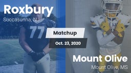 Matchup: Roxbury vs. Mount Olive  2020