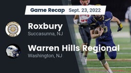 Recap: Roxbury  vs. Warren Hills Regional  2022