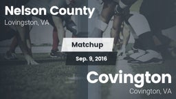 Matchup: Nelson County vs. Covington  2016