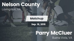 Matchup: Nelson County vs. Parry McCluer  2016