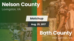 Matchup: Nelson County vs. Bath County  2017