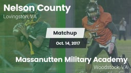 Matchup: Nelson County vs. Massanutten Military Academy  2017