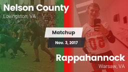 Matchup: Nelson County vs. Rappahannock  2017