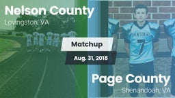 Matchup: Nelson County vs. Page County  2018