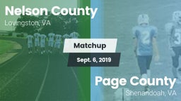 Matchup: Nelson County vs. Page County  2019
