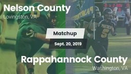 Matchup: Nelson County vs. Rappahannock County  2019
