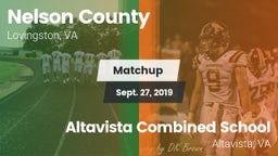 Matchup: Nelson County vs. Altavista Combined School  2019