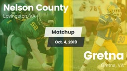 Matchup: Nelson County vs. Gretna  2019