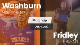 Matchup: Washburn vs. Fridley  2017