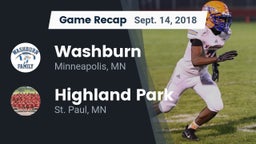Recap: Washburn  vs. Highland Park  2018