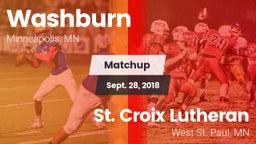 Matchup: Washburn vs. St. Croix Lutheran  2018
