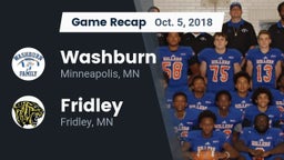 Recap: Washburn  vs. Fridley  2018