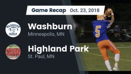 Recap: Washburn  vs. Highland Park  2018