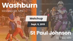 Matchup: Washburn vs. St Paul Johnson  2019