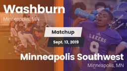 Matchup: Washburn vs. Minneapolis Southwest  2019