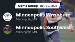 Recap: Minneapolis Washburn  vs. Minneapolis Southwest  2020