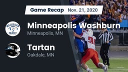 Recap: Minneapolis Washburn  vs. Tartan  2020