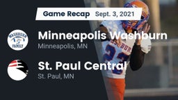 Recap: Minneapolis Washburn  vs. St. Paul Central  2021