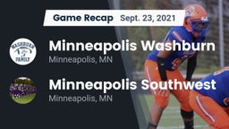 Recap: Minneapolis Washburn  vs. Minneapolis Southwest  2021
