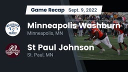 Recap: Minneapolis Washburn  vs. St Paul Johnson  2022
