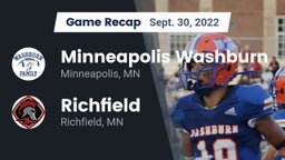 Recap: Minneapolis Washburn  vs. Richfield  2022