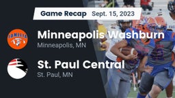 Recap: Minneapolis Washburn  vs. St. Paul Central  2023