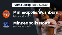 Recap: Minneapolis Washburn  vs. Minneapolis North  2023