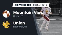 Recap: Mountain View  vs. Union  2018