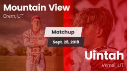 Matchup: Mountain View vs. Uintah  2018