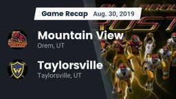 Recap: Mountain View  vs. Taylorsville  2019