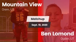 Matchup: Mountain View vs. Ben Lomond  2020