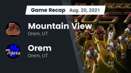 Recap: Mountain View  vs. Orem  2021