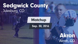 Matchup: Sedgwick County vs. Akron  2016