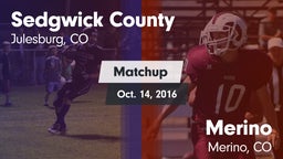 Matchup: Sedgwick County vs. Merino  2016