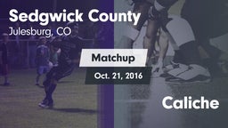 Matchup: Sedgwick County vs. Caliche 2016