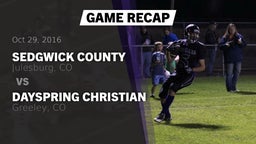 Recap: Sedgwick County  vs. Dayspring Christian  2016