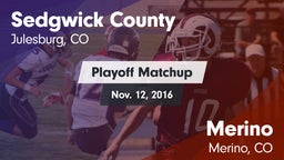 Matchup: Sedgwick County vs. Merino  2016