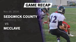 Recap: Sedgwick County  vs. McCLave 2016