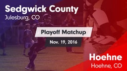 Matchup: Sedgwick County vs. Hoehne  2016