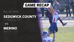 Recap: Sedgwick County  vs. Merino  2016