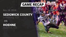 Recap: Sedgwick County  vs. Hoehne  2016