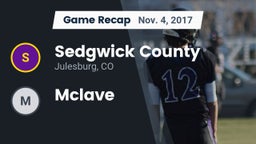 Recap: Sedgwick County  vs. Mclave 2017