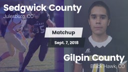 Matchup: Sedgwick County vs. Gilpin County  2018