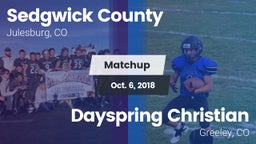 Matchup: Sedgwick County vs. Dayspring Christian  2018