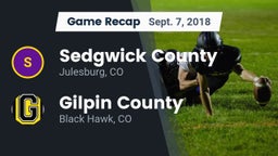 Recap: Sedgwick County  vs. Gilpin County  2018